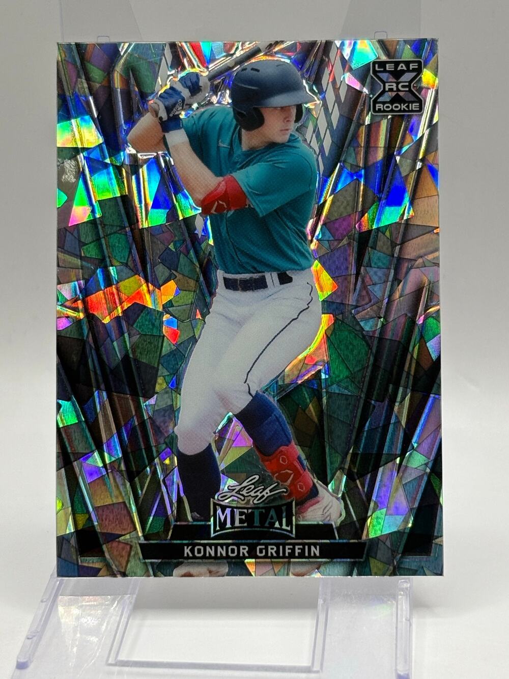2024 Leaf Metal Konnor Griffin Rookie Silver Crystal Refractor 1/15 SP Pirate RC
